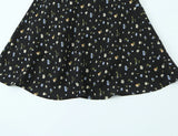 Purpdrank  Sexy Black Floral Print Spliced Lace Bow Halter V Collar Backless Mini Dress Women Elastic Zipper Back A-line Short Robe Holiday