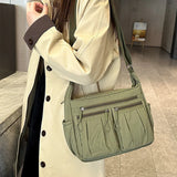Purpdrank  Creative Large Capacity Shoulder Bags Casual Vintage Crossbody Bags Multifunction Simple Messenger Bag Women Men