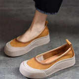 Purpdrank  Flats Women Loafers Shoes Shallow Platform Cozy Walking Shoes New Dress Fashion Sport Shoes Mujer Travel Zapatillas