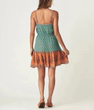 Purpdrank  Sexy sleeveless strap dress mini rayon Cotton floral print summer Dresses Bohemia strappy Dresses beach dress women vestidos