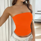Purpdrank   Strapless Tank Tops Women Backless Y2K Sexy Vest Tops Fashion Casual Elegant Sleeveless Basic Crop Top Summer New