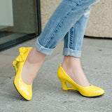 Purpdrank  New light mouth high-heeled shoes white bride sexy lady shoes in the spring and autumn marriage sexy wedges women's shoes