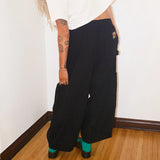 Purpdrank  Harajuku Y2k Washed Denim Pants 2000s 90s Vintage Cyber Grunge Wide Leg Jeans Preppy Teen Girl Loose Fit Baggy Trousers Pockets