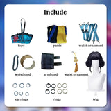Purpdrank  Rumi Mira Zoey Cosplay KPop Cosplay Costume Wig HUNTR/X Uniform Women Suit Dress Halloween Party Role Playing Outfits