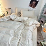 Purpdrank  Fresh Style Bedding Set 100% Cotton Bed Linen Set for Home постельное бельё набор Soft Duvet Cover Pillowcase with Bedsheets