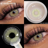 Purpdrank  1pair Natural Colored Contact Lenses Brown Eye Lenses Gray Makeup Eyes Pupils Lens Yearly Green Beautiful Pupils Yearly