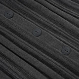 Purpdrank  Autumn Sweet U Neck Long Sleeve Lace Patchwork Slim Waist Single Breasted Knitted Pullover