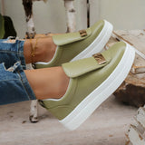 Purpdrank  Spring and Autumn New Thick soled One foot Stepping Women's Trendy Fashion Versatile Commuter Simple Single Shoes
