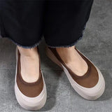 Purpdrank  Flats Women Loafers Shoes Shallow Platform Cozy Walking Shoes New Dress Fashion Sport Shoes Mujer Travel Zapatillas