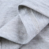 Purpdrank  Spring Grey Women's T-shirt V-Neck Long Sleeves Letter Print Crop Top Casual Fashion T Shirt Female Streetwear Sexy Cropped Tops