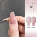 Purpdrank  10ML 6-Color God Girl Nail Polish Gel Nude Pink Glitter Gel Varnish Soak Off UV/LED Gel Polish For Manicure Home Salon DIY