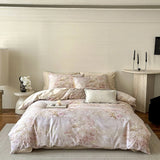 Purpdrank  600TC Egyptian Cotton Floral Style Prints Bedding Set Single Double Queen King Size Duvet Cover Flat/Fitted Bed Sheet Pillowcase