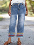 Purpdrank  Women High Waist Wide Leg Pants Hole Straight Pants Jeans Casual Trendy Trousers 2026 Spring Autumn New Denim Trousers