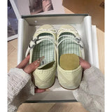 Purpdrank  Sweet Casual Ballet Style Flat Shoes Soft Bottom Breathable Summer 2025 French Style Mary Jane Shoes for Women round Toe