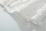 Purpdrank  Sexy White Embroidery Hollo out Lace Bow Ruched Chest Sexy Corset Women Summer Tank Tops Covered Hook Buttons Slim Crop Top
