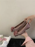 Purpdrank  Shoes Woman 2025 Ballet Flats Modis Female Footwear Clogs Platform Increas Height New Ballerinas Comfortable Cute Dress Summer