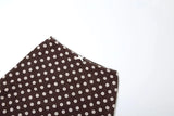 Purpdrank  Polka Dot Print 3-Piece Set Women Scarf+V-Neck Camisole+Irregular Mid Skirts Matching High Street Sweet Elegant Suit