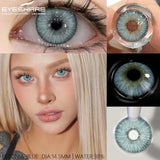 Purpdrank  2Pcs Yearly Use Color Contact Lenses for Eye Natural Pupils Gray Blue Contact Lenses Cosmetic Green High Quality Lenses