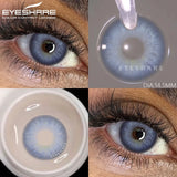 Purpdrank  Colored Contact Lenses for Eyes 1Pair/2Pcs Yearly Natural Blue Lenses Cosmetic Soft Beautyful Pupils Gray Eye Contacts