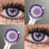 Purpdrank  2Pcs Color Contact Lenses for Eyes Anime Cosplay Colored Lenses Red Lens Blue Multicolored Lenses Cosmetic Beauty Lens