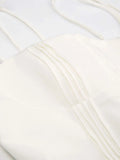 Purpdrank  Sexy backless slip summer dress women elegant short evening party dresses 2025 woman clothing mini pleat birthday dress vestidos