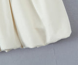 Purpdrank  European and American style 2025 summer new waffle stitching slim short-sleeved dress