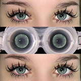 Purpdrank  1Pair Colored Contact Lenses for Eyes Gray Pupils Lens Fashion Blue Eye Contacts Green Lenses Brown Lenses Yearly