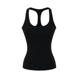 Purpdrank  8 colors 2025 Summer Sexy U collar Chest with Pad Cut Out Shoulder Tank Women Hollow Out Back Crop Top Camisoles Tank Vest Tee