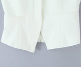 Purpdrank  3 colors Sexy Slash Collar Strapless Corset Center Open Buttons Camisole Tank Top Backless Cropped Women asymmetric Camis Top