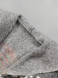 Purpdrank  plus Size Printed Cardigan Jumper for Women Autumn Winter Hooded Long Section Warm Temperament Commuting Fashion Outerwear