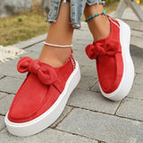 Purpdrank  New Women Casual Shoes Height Increasing Wedge Sneakers Woman Vulcanize Canvas Shoes Solid Color Plus Size Chunky Platform Shoes
