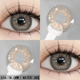 Purpdrank  1pair Gray Color Contact Lenses For Eyes Colored Lenses Blue Lenses Natural Colorful Brown Contact Lenses Yearly Use