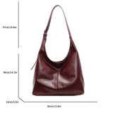Purpdrank  Fashion Women Tote Bag Set 2-IN-1 Soft PU Leather Pure Color Large Capacity Shoulder Shopper Totes With Small Pockets 2025