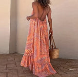 Purpdrank  New Design Fashion Backless Print Maxi Long Dress Evening Summer Bodycon Sexy Party Club Dresses