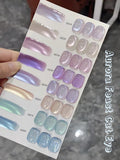 Purpdrank  TC Pure Lust Golden Light Heroine Cat Eye Gel Nail Polish New Whitening Ice Transparent Super Flash Nail Art Nail Supplies