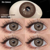 Purpdrank  2Pcs Colored Contact Lenses Purple Big Eyes Yearly Cosplay Blue Green Cosmetic Contact Helloween Soft Makeup Pupils