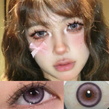 Purpdrank  Blue Colored Contact Lenses - Natural & Small Pupil Hazel Contacts, Yearly Lenses for Summer & Autumn Holiday, Parties