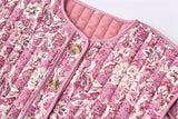 Purpdrank  Autumn and Winter New Printed Cotton Clothing Fashion Trend Jacket for Women