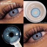 Purpdrank  1pair Natural Colored Contact Lenses Brown Eye Lenses Gray Makeup Eyes Pupils Lens Yearly Green Beautiful Pupils Yearly