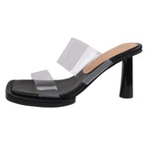 Purpdrank  Shoes Women Fashion Slippers Elegant Pumps Sexy Summer Pvc Woman Sandals 2025 Designer Dress Luxury Zapatos De Mujer