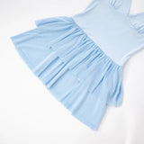 Purpdrank  Summer Sleeveless Mini Dress Women Clothing Solid Color V-neck Sexy Bodycon Pleated Dress High Waist Open Back Vestidos