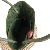 Purpdrank  Niche design shoulder bag new lotus leaf hand carry shoulder Tote bag retro style fashion versatile bucket bags