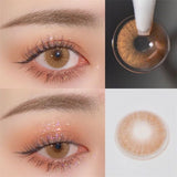 Purpdrank  Blue Colored Contact Lenses - Natural & Small Pupil Hazel Contacts, Yearly Lenses for Summer & Autumn Holiday, Parties