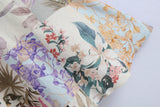 Purpdrank  Beach Wear High Waist Loose Vestidos Boho Floral Print Summer Dress for Women Vintage O-neck Long Sleeve Dresses