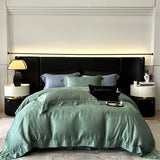 Purpdrank  600TC Lyocell Bamboo Fiber Soft Silky Cool Feeling Bedding Set Vintage jacquard Duvet Cover Bed Sheet/Fitted Sheet Pillowcases