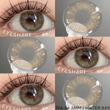 Purpdrank  1pair Color Contact Lenses for Eyes Natural Eye Lens Blue Eye Lenses Brown Lenses Gray Pupils Yearly Green Eye Contacts