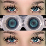 Purpdrank  Pink Colored Contacts Lenses with Myopia Yearly Red Colorcon Cosplay Cosmetic Makeup Pupils Colorful Lens for Eyes