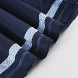 Purpdrank  French ins sweet Square Collar long sleeve lace up solid all match patchwork T-Shirts