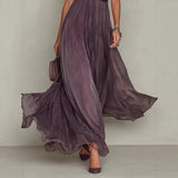 Purpdrank  Elegant Lace Party Long Dresses For Women Summer Fashion Solid Color Short Sleeve O-neck Slim Maxi Dress Casual