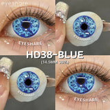 Purpdrank  Anime Colored Contact Lenses 2Pcs Cosplay Red Lenses Blue Eyes Lenses Halloween Purple Eye Makeup Contact Green Lens